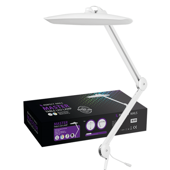 MASTER Asztali műkörmös lámpa, fényerősség szabályzóval EXTRA LED