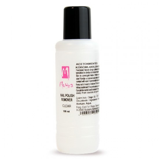Moyra acetonmentes körömlakklemosó clear 100ml