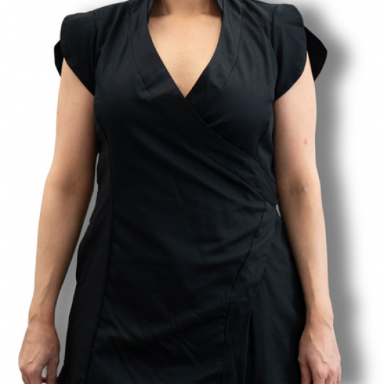 Kozmetikus munkaruha 38-as méretben (fekete)