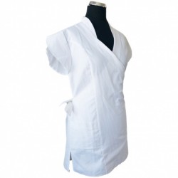 Kozmetikus munkaruha zsebbel L