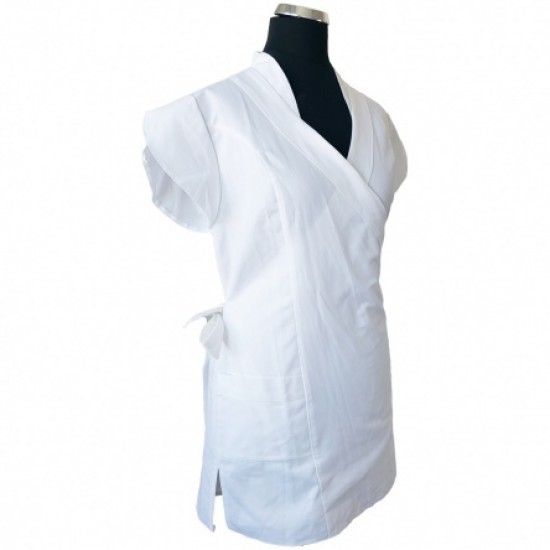 Kozmetikus munkaruha zsebbel M