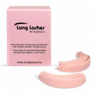 Long Lashes Pro szempilla lifting szilikon pad szett alsó pillákhoz, 3 pár (A,B,C)