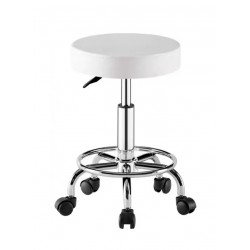Kozmetikai forgó ükőke lábtartóval FEHÉR