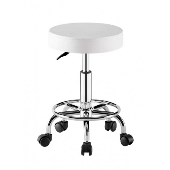Kozmetikai forgó ükőke lábtartóval FEHÉR