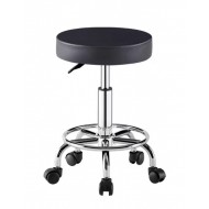 Forgó ükőke lábtartóval FEKETE