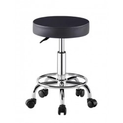 Forgó ükőke lábtartóval FEKETE