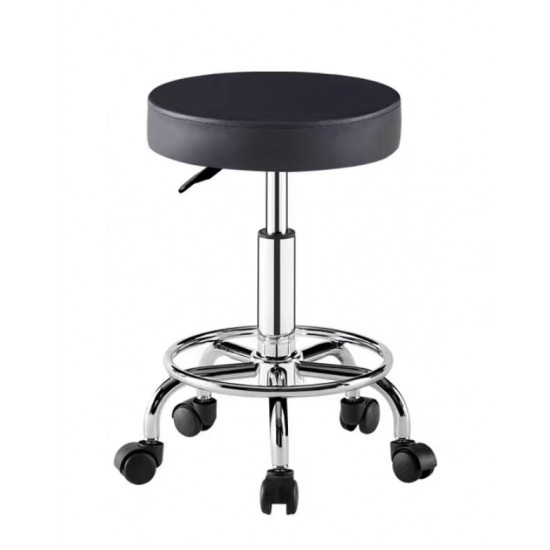 Forgó ükőke lábtartóval FEKETE