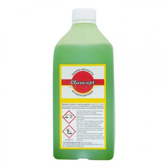 Clarasept Higiénés Kéztisztító és Fertőtlenítőszer 1 liter 
