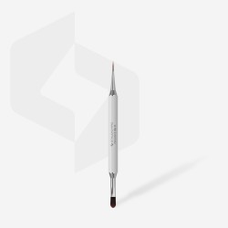 STALEKS EXCLUSIVE Kétvégű gél ecset 11 mm/díszítő 12 mm (NBX-06/11)