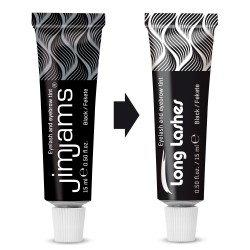 JimJams szempilla és szemöldökfesték FEKETE 15ml