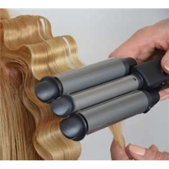 BaByliss PRO Titán-Turmalin bevonatú tripla hajsütővas
