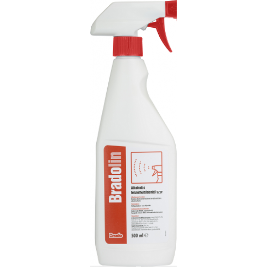 Bradolin Felületfertőtlenítő szórófejjel 500 ml