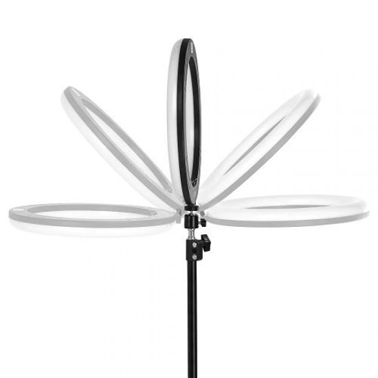 GLOW RGB színes ring lámpa 13" 10W állványos