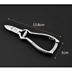 Körömcsípő rozsdamentes,hernyórugós, 13.8cm