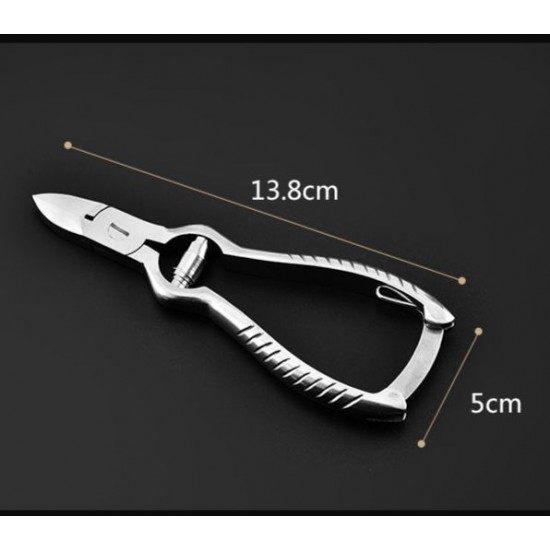 Körömcsípő rozsdamentes,hernyórugós, 13.8cm