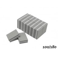Pedi Planet MINI buffer lap kocka SZÜRKE 100/180 10db/csomag