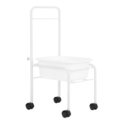 Pedikűrös lábáztató gurulós FEHÉR