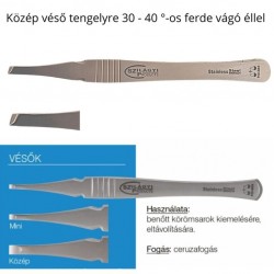 Középvéső FERDE rozsdamentes