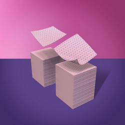 Szálmentes papírtörlő 400db STALEKS rózsaszín