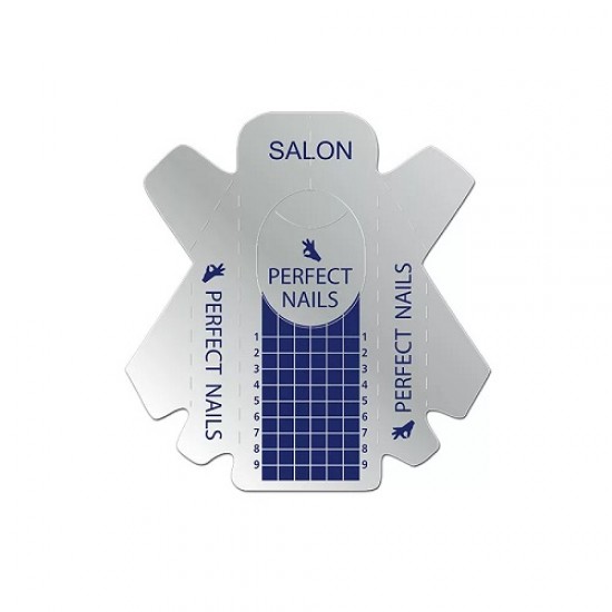 Műköröm Sablon - Salon 50db KÉK Perfect Nails