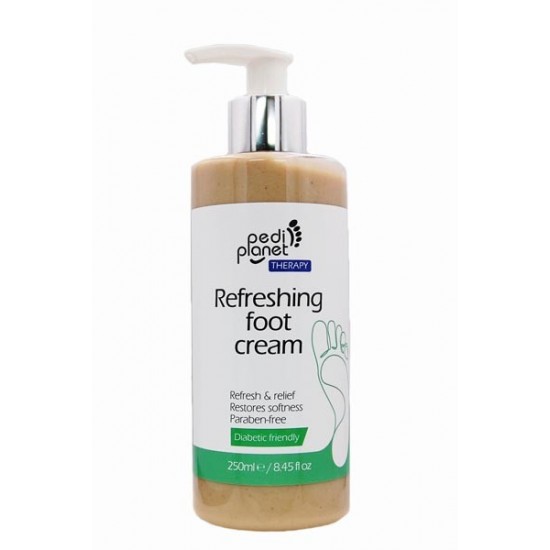 Pedi Planet Refreshing foot cream 250ml (vadgesztenyés frissítő lábápoló krém nehéz láb ellen)