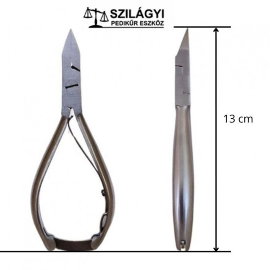 Körömcsípő egyenes zárható 13cm RM38