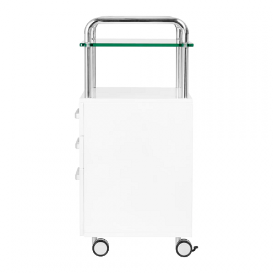 Pedikűrös kocsi 2 polcos + 3 fiókos