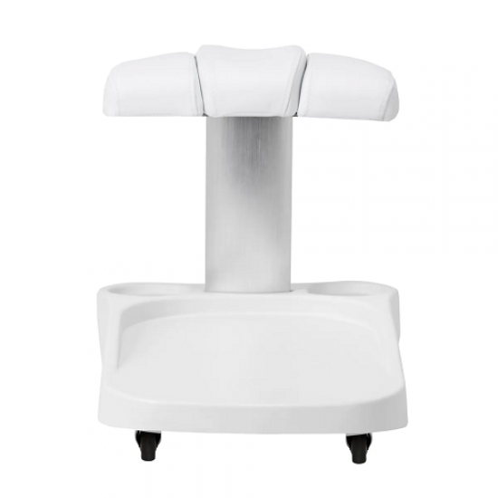 Pedikűrös lábtartó és lábáztató állvány FEHÉR