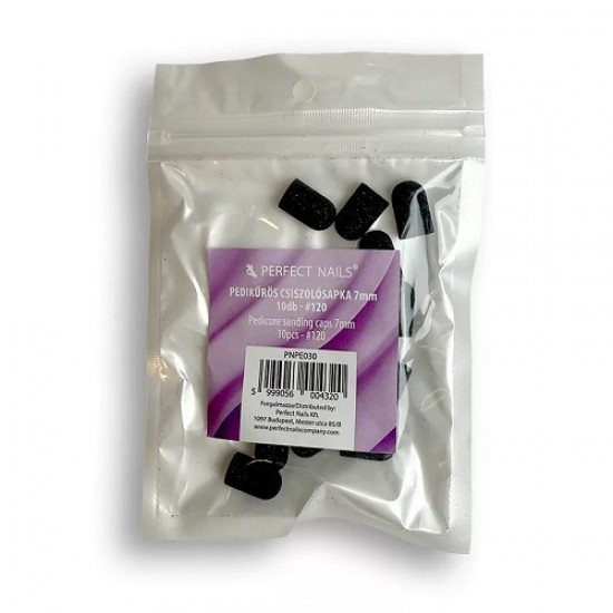 Pedikűrös csiszolósapka 7mm 10db - #120 Perfect Nails