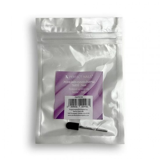 Pedikűrös csiszolósapka tartó - 7mm Perfect Nails