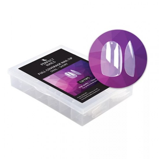 Full Coverage Gel Tip - Zselés Műköröm Tip Készlet - Square Medium