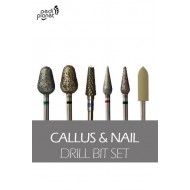 Pedi Planet Callus & Nail fréz készlet 6db-os