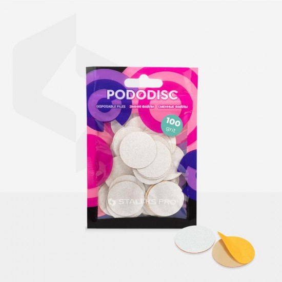 Staleks Pododisc csiszolókorong 25MM #100-as erősség 50db/csomag
