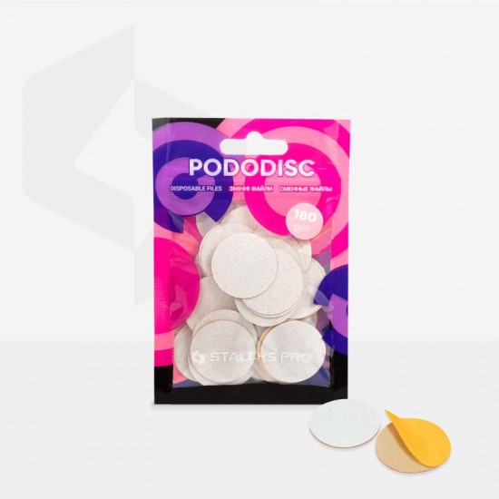 Staleks Pododisc csiszolókorong 25MM #180-as erősség 50db/csomag