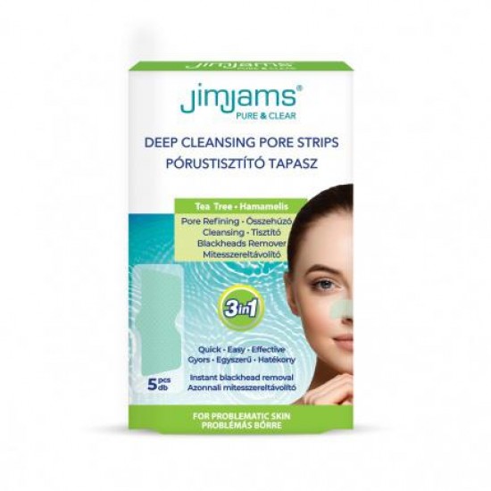 JimJams Pure & Clear Pórustisztító orrtapasz 5db