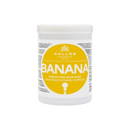Kallos KJMN Hajpakoló Krém Banán kivonattal és Olívaolajjal 1000ml