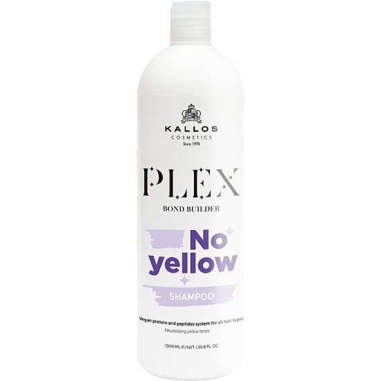 Kallos Plex Bond Builder No Yellow Sampon 1000ml
