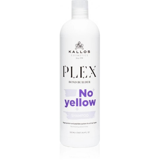 Kallos Plex Bond Builder No Yellow Sampon 500ml