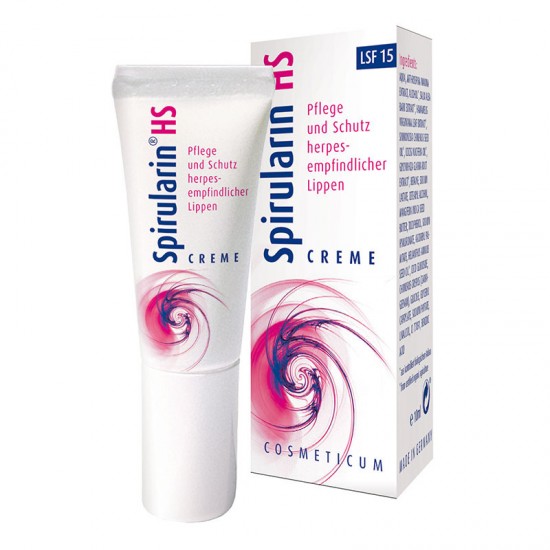 Spirularin HS gombaellenes ajakápoló herpesz krém, SPF30 10ml