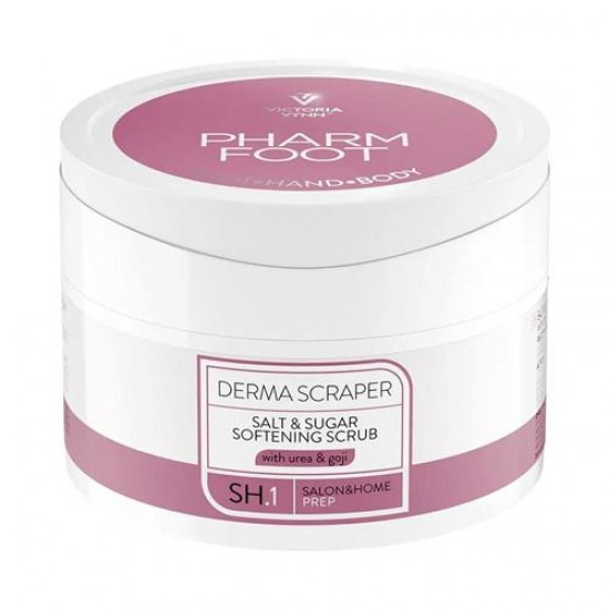 Pharm Foot - Derma Scraper 200g (Zsírosító és puhító só-cukor peeling)