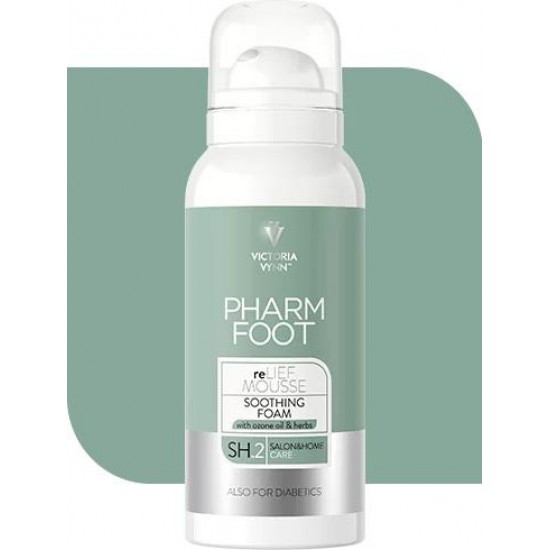 Pharm Foot - Ozone oil & Herbs - reLief Mousse- 105ml (gyógynövényes hab vékony, problémás bőrre)