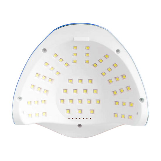 GLOW F2 Manikűrös lámpa, (időzítő és mozgásérzékelő) 220W Pink-Kék