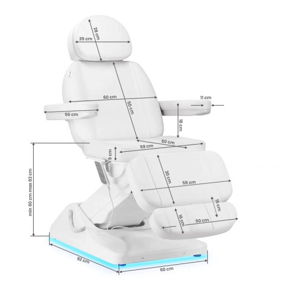 Kozmetikai kezelőágy 3 motoros SILLON luxury