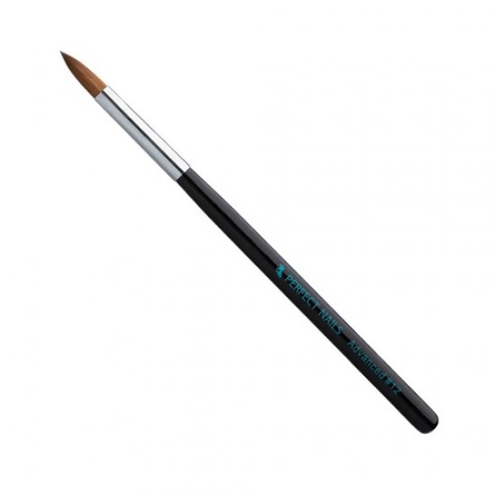 Porcelán Polygel Műkörömépítő Ecset - Wood Acryl - Advanced #12 Perfect Nails