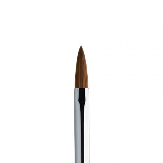 Porcelán Polygel Műkörömépítő Ecset - Wood Acryl - Regular #10 Perfect Nails