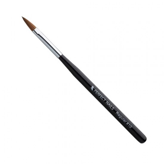 Porcelán Polygel Műkörömépítő Ecset - Wood Acryl - Regular #10 Perfect Nails