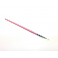 Díszítő ecset -pink-long