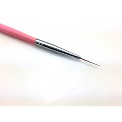 Díszítő ecset -pink-long