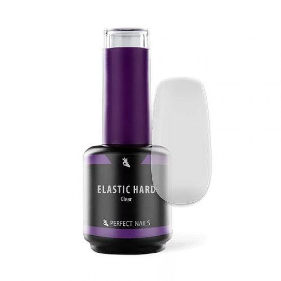 Elastic Hard - Rubber Base gél - Ecsetes műkörömépítő zselé 15ml CLEAR