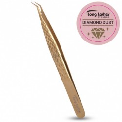 Long Lashes Diamond Dust rövid fejű csipesz